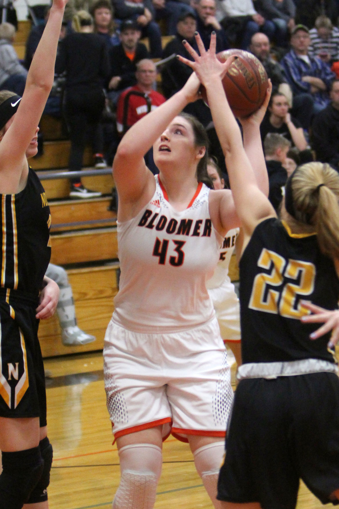 Northwestern at Bloomer girls basketball 2-1-19